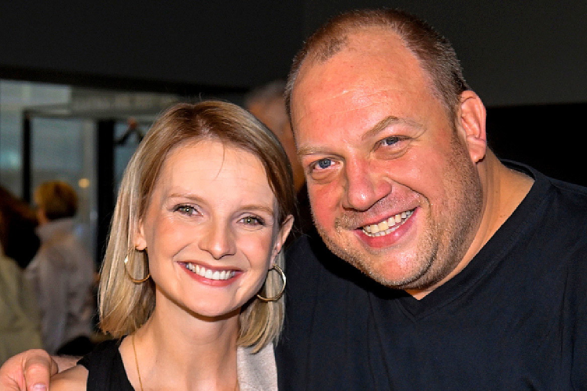 Ewelina Kudeń-Nowosielska, Bartłomiej Nowosielski, Premiera spektaklu "Miłość i polityka" w reż. Anny Oberc; Miłość i polityka, 2024