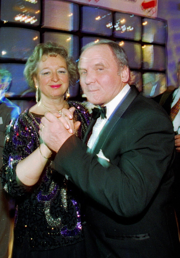 Jerzy Kulej z zona