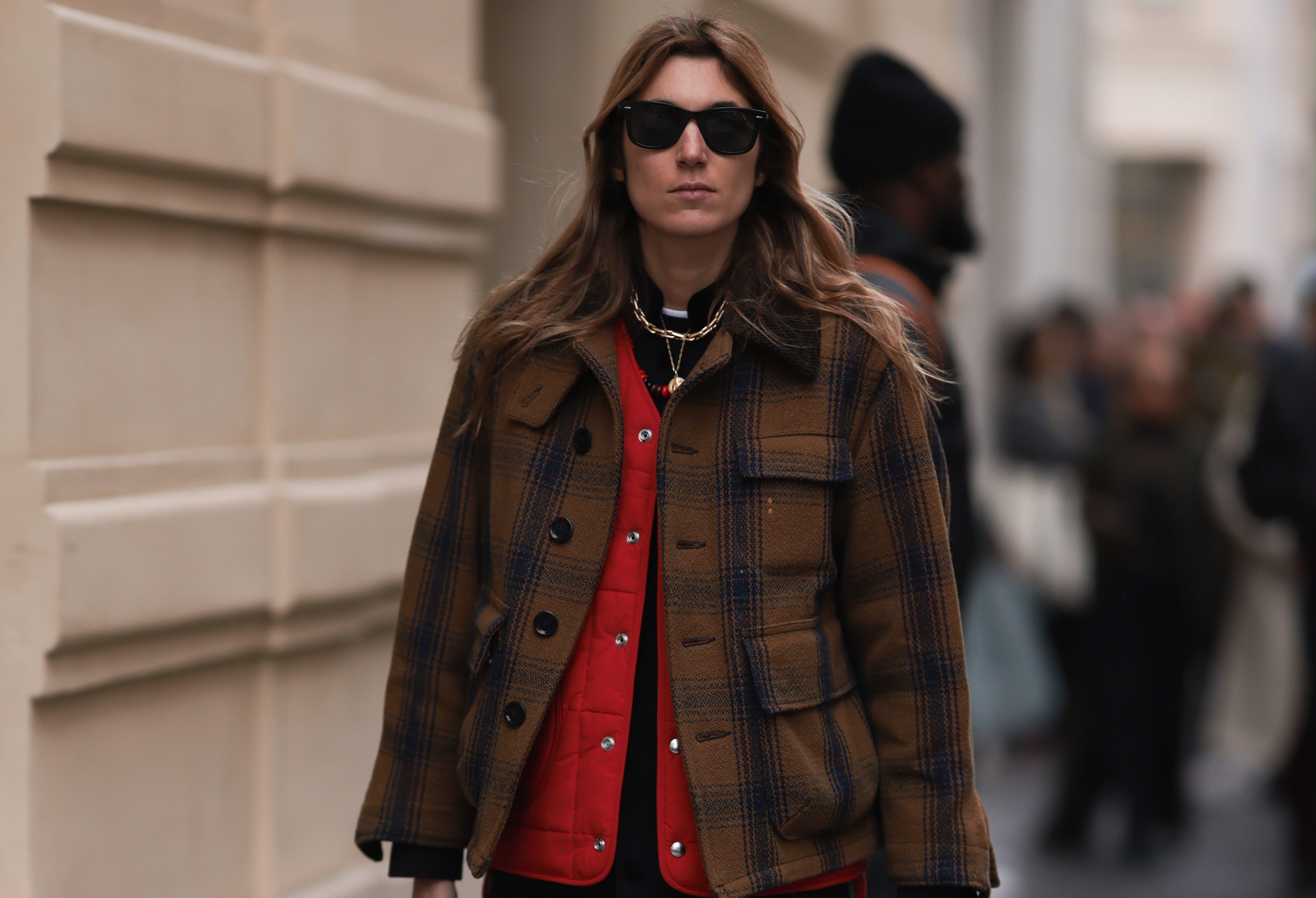 Street Style - Paris Fashion Week - Womenswear Fall/Winter 2024/2025 - Day Three