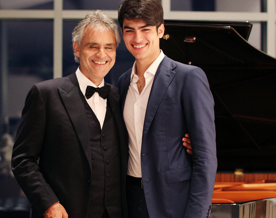 Matteo Bocelli, Andrea Bocelli