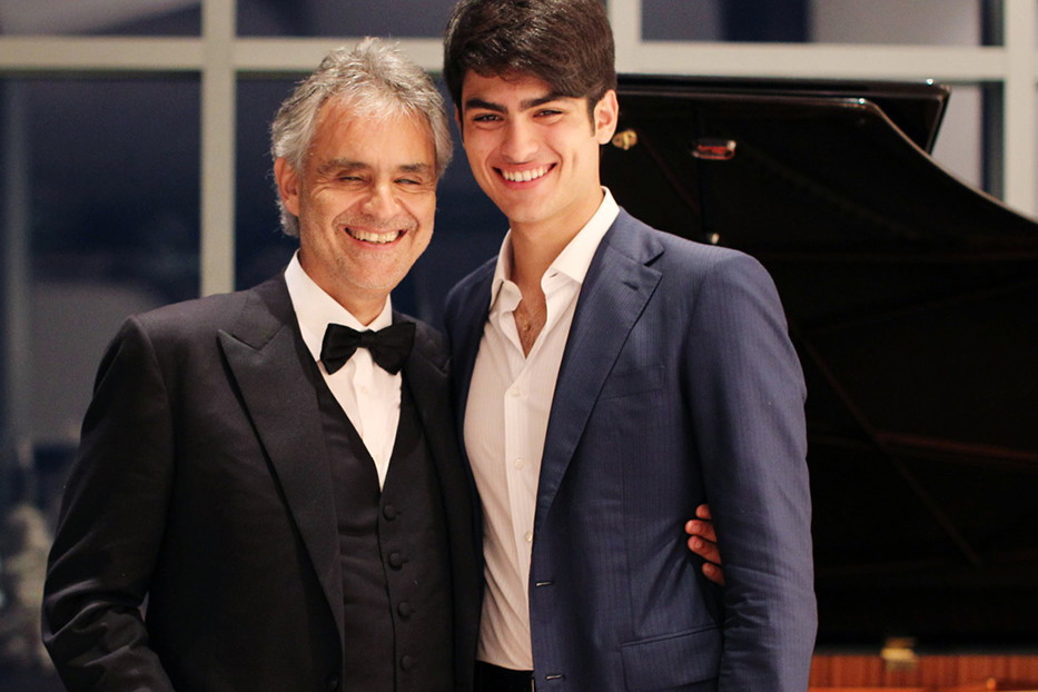 Matteo Bocelli, Andrea Bocelli