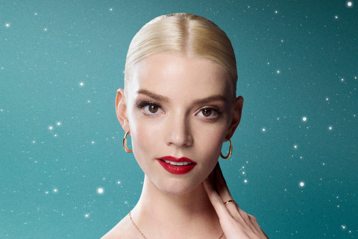 Anya Taylor-Joy świąteczna kampania Tiffany