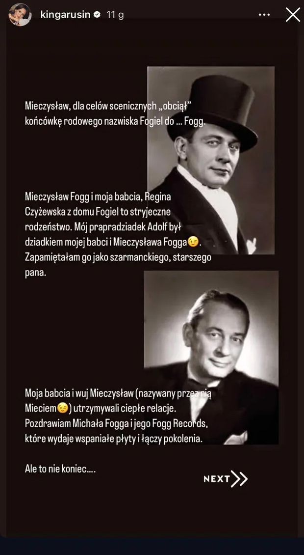 Kinga Rusin pokazała groby swoich przodków