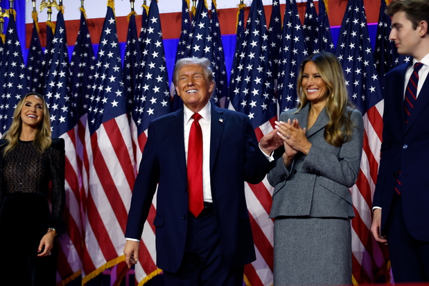 Donald Trump, Melania Trump, West Palm Beach, Floryda, 06.11.2024 r.