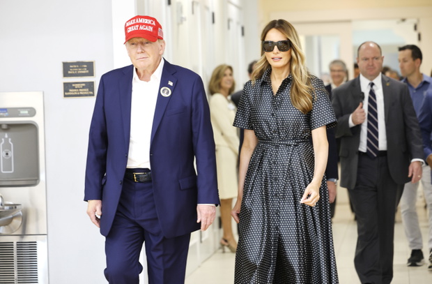 Donald Trump, Melania Trump, Palm Beach, Floryda, 05.11.2024 r.
