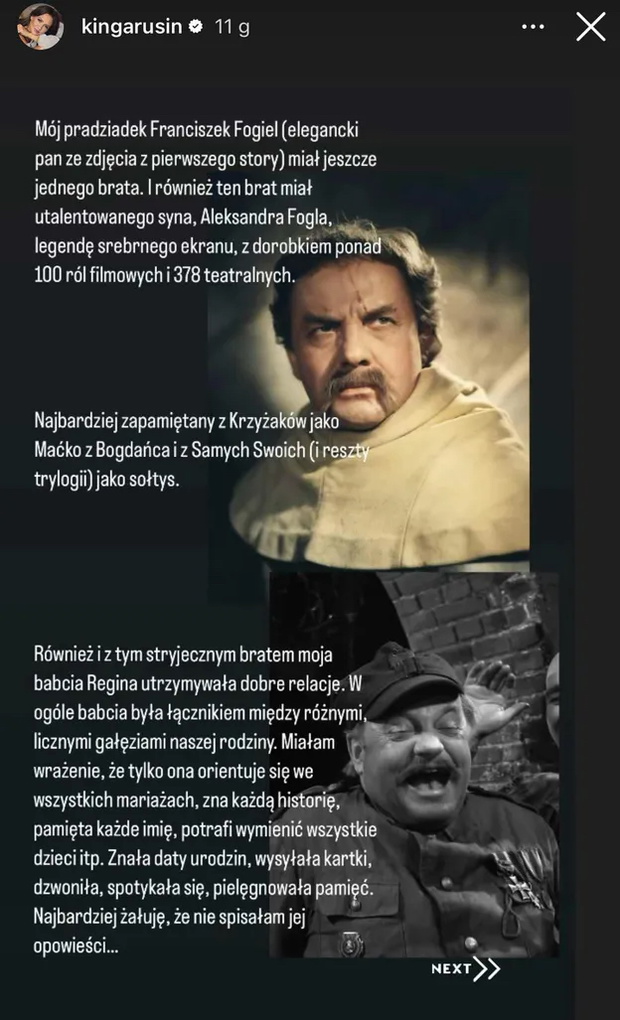 Kinga Rusin pokazała groby swoich przodków