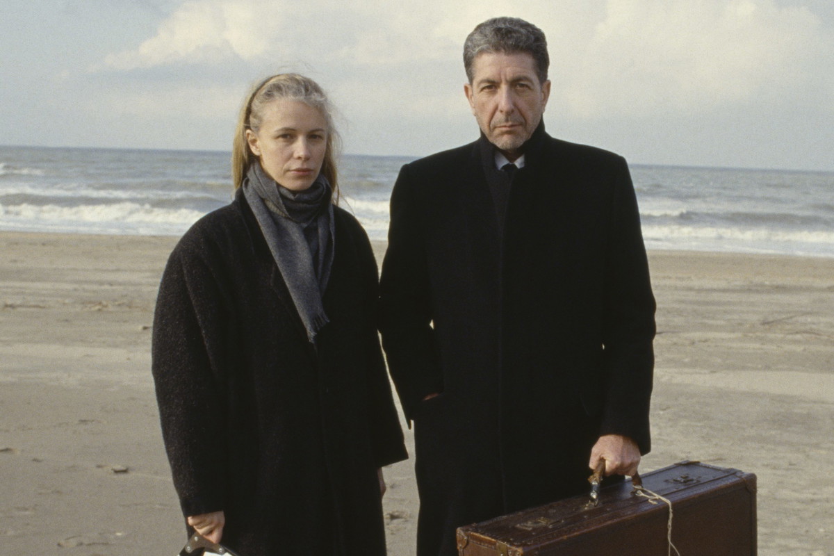 Photographer Dominique Issermann and Singer Leonard Cohen