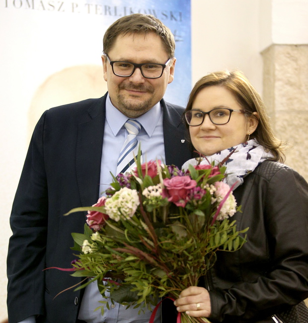 Tomasz Terlikowski promuje biografie o. Kolbego swojego autorstwa
