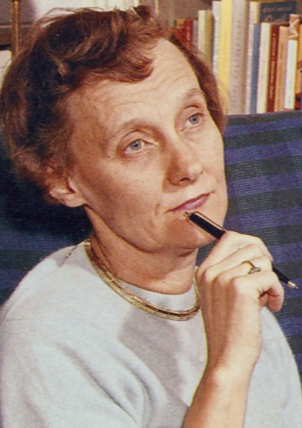 "Svenska: Astrid Lindgren omkring 1960; circa 1960 date QS:P,+1960-00-00T00:00:00Z/9,P1480,Q5727902; Astrids bilder; Unknown author; "