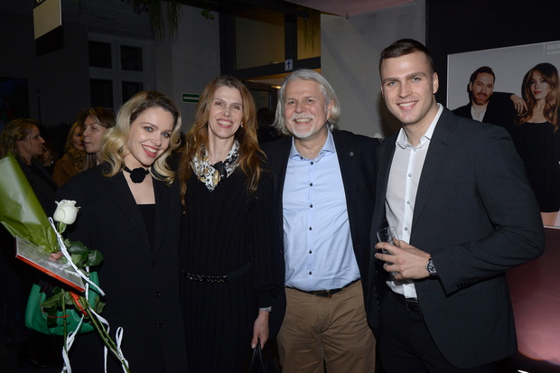 Vanessa Aleksander z rodzicami: Renata Aleksander, Mirosław Aleksander, brat Olivier Aleksander