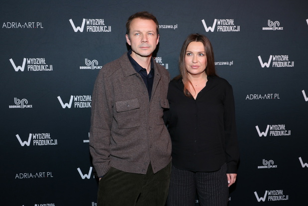 Lesław Żurek, Katarzyna Misiewicz,Premiera sztuki "Bez hamulców" w Małej Warszawie