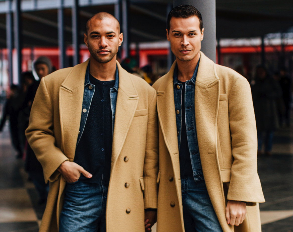 Moda męska streestyle z Paryża