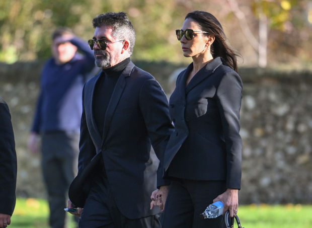 Simon Cowell i Lauren Silverman. Pogrzeb Liama Payne'a