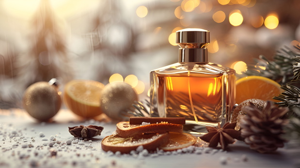 A Christmas-themed winter scent for perfume