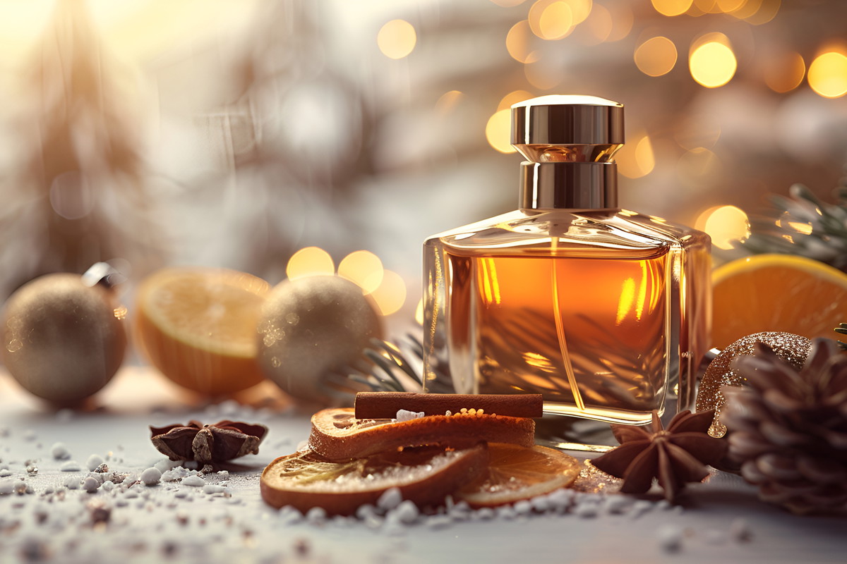 A Christmas-themed winter scent for perfume