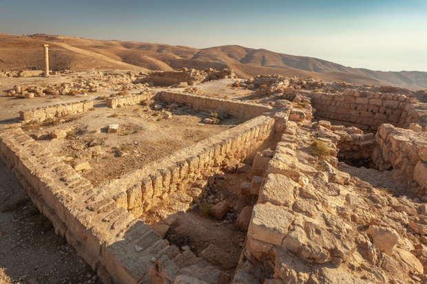 Ruins,Of,King,Herod's,Fortified,Hilltop,Palace,Machaeros,(mukawir,,Mkawer),