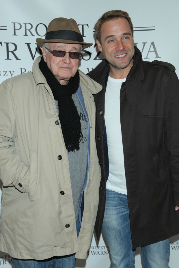 Łukasz Nowicki, Jan Nowicki, Premiera spektaklu "Pod Niemieckimi Łóżkami", 2013