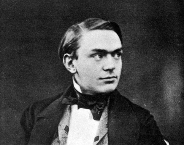 ALFRED NOBEL (1833-1896) Swedish chemist and businessman about 1855