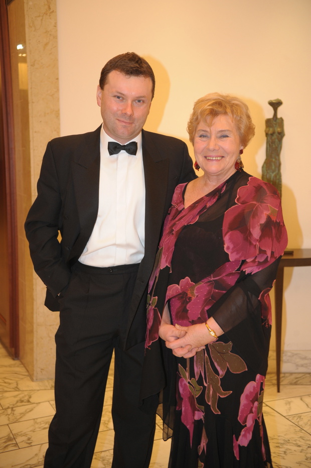 Teresa Lipowska z synem