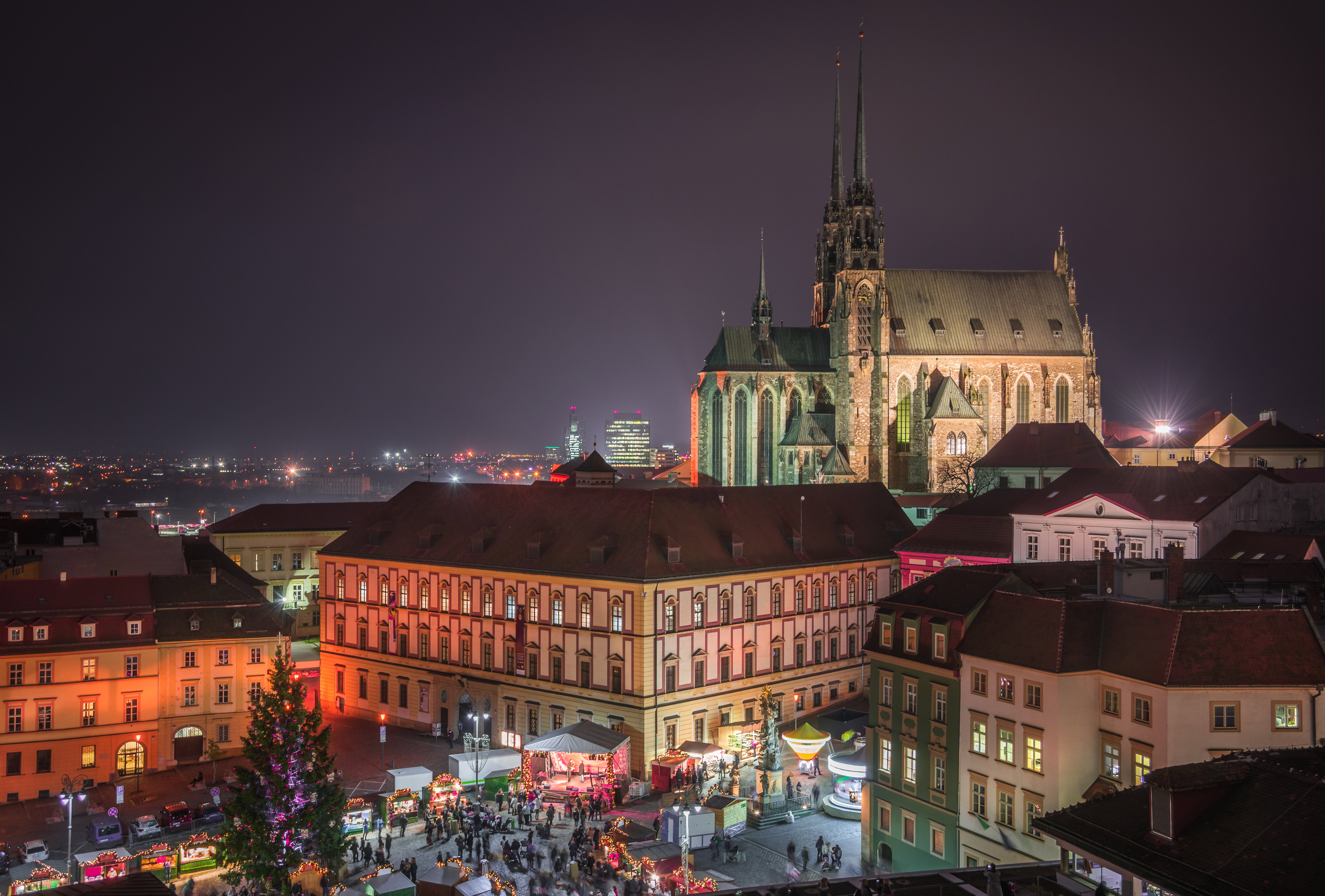 Brno w czasie świąt