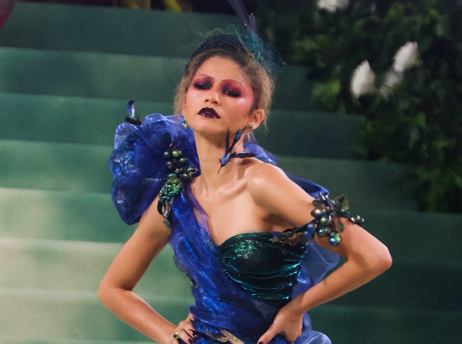 Zendaya seen attending the 2024 Met Gala this evening in New York City