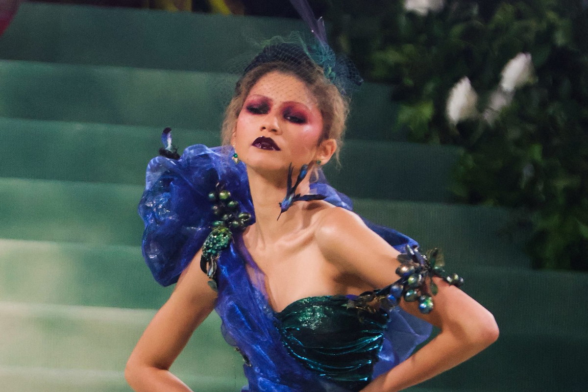 Zendaya seen attending the 2024 Met Gala this evening in New York City