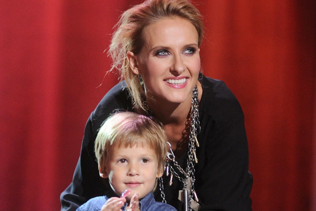 Patrycja Markowska, syn Filip 2011