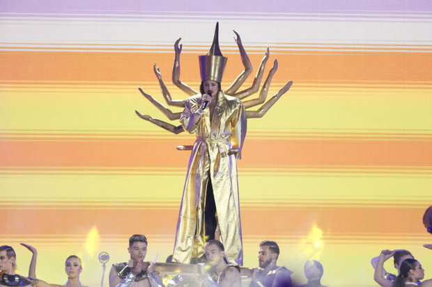 Michał Szpak, 31.12.2024. Chorzów. Sylwester z Dwójka na Stadionie Śląskim w Chorzowie.
