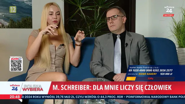 Marianna Schreiber, Przemysław Czarnecki, wywiad dla telewizji wPolsce24