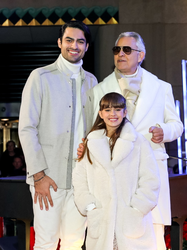 Matteo Bocelli, Virginia Bocelli, Andrea Bocelli, 2022 rok, Nowy Jork
