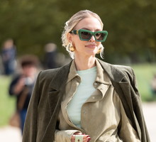 Street Style - Paris Fashion Week - Womenswear Spring/Summer 2025 - Day Five