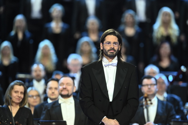 Radzimir Dębski, gala inaugurująca polską prezydencję w Radzie Unii Europejskiej, Warszawa, 03.01.2025 r.