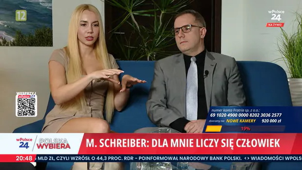 Marianna Schreiber, Przemysław Czarnecki, wywiad dla telewizji wPolsce24