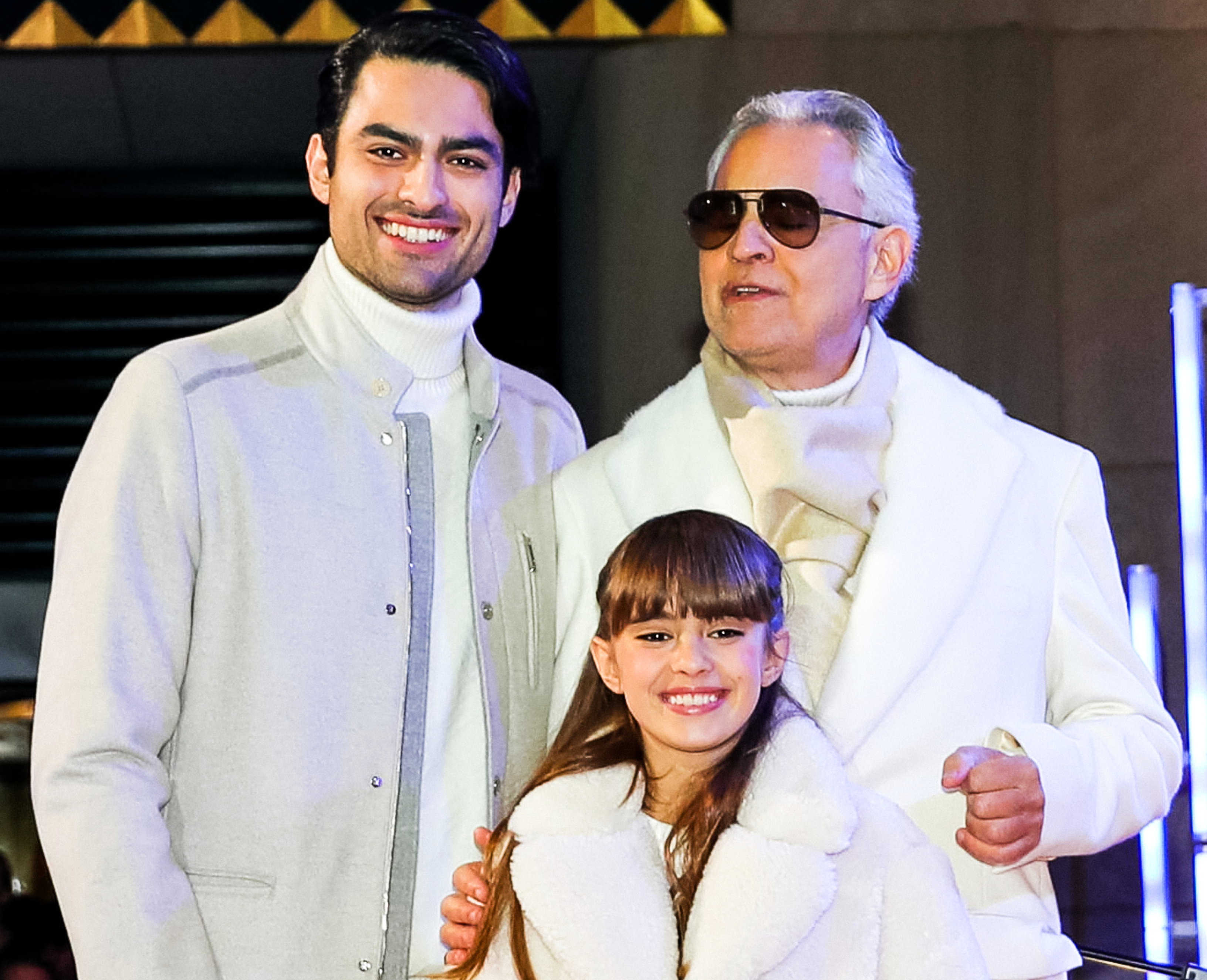 Matteo Bocelli, Virginia Bocelli, Andrea Bocelli, 2022 rok, Nowy Jork