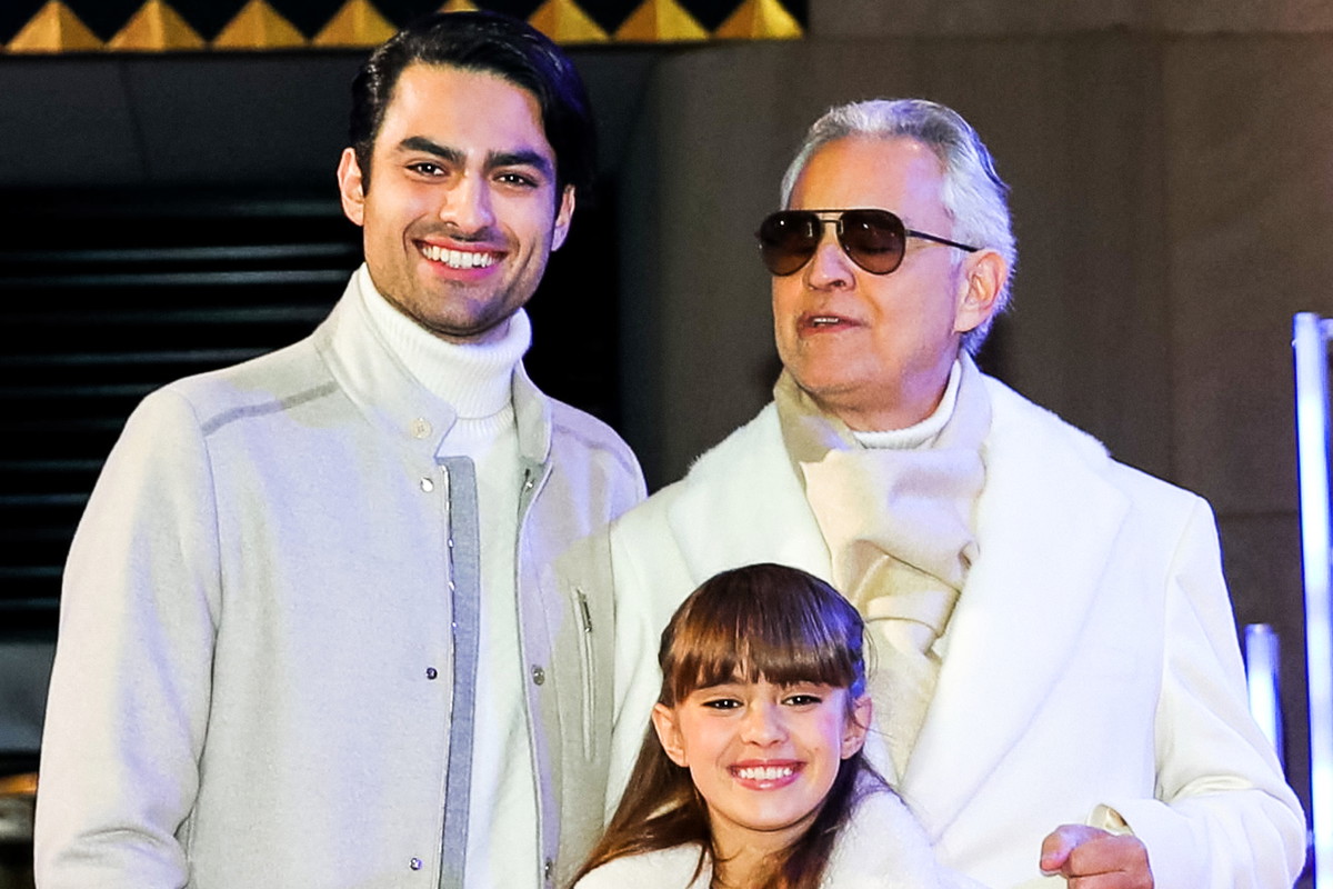 Matteo Bocelli, Virginia Bocelli, Andrea Bocelli, 2022 rok, Nowy Jork