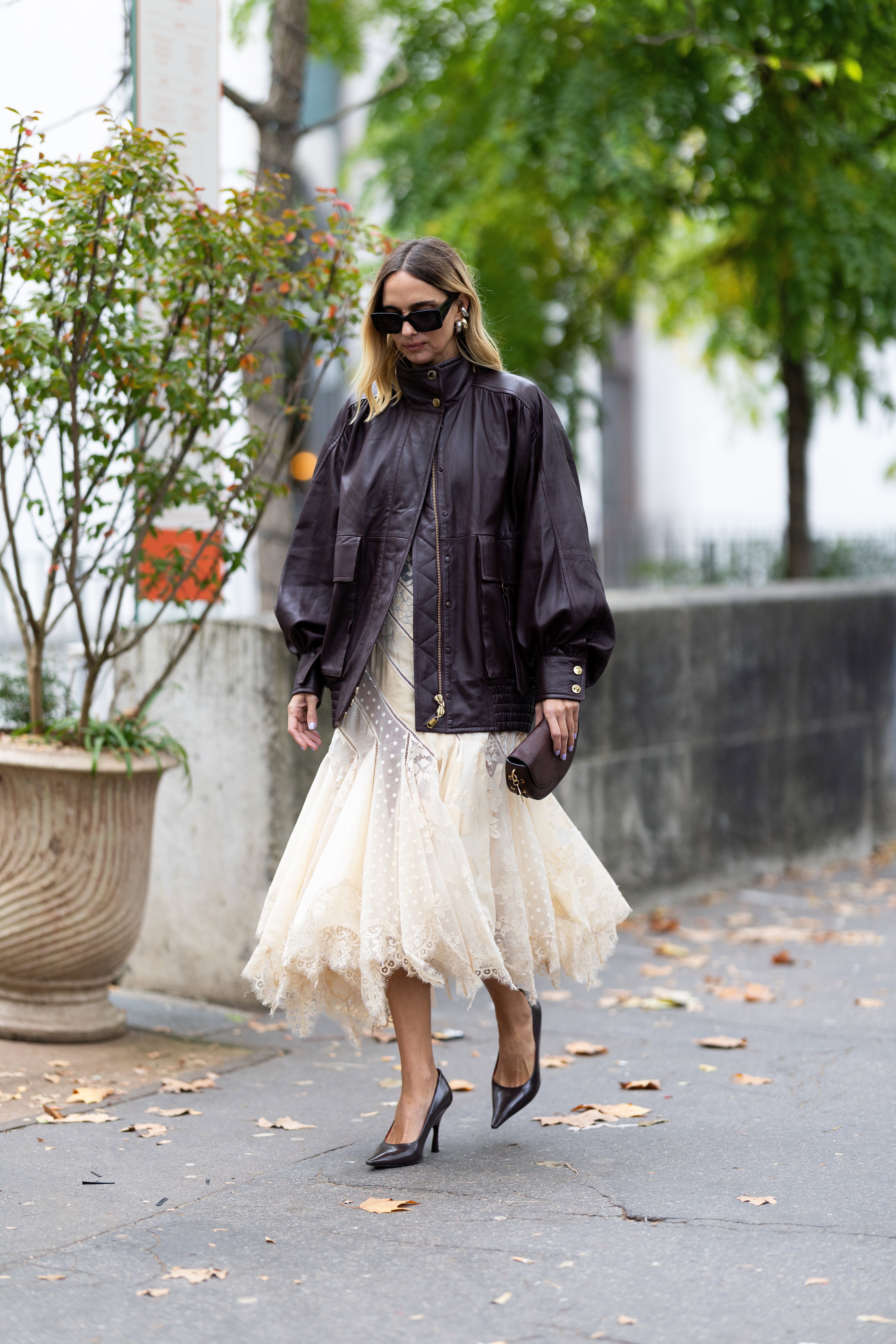 Street Style - Paris Fashion Week - Womenswear Spring/Summer 2025 - Day Eight