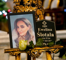 Pogrzeb Eweliny Ślotały