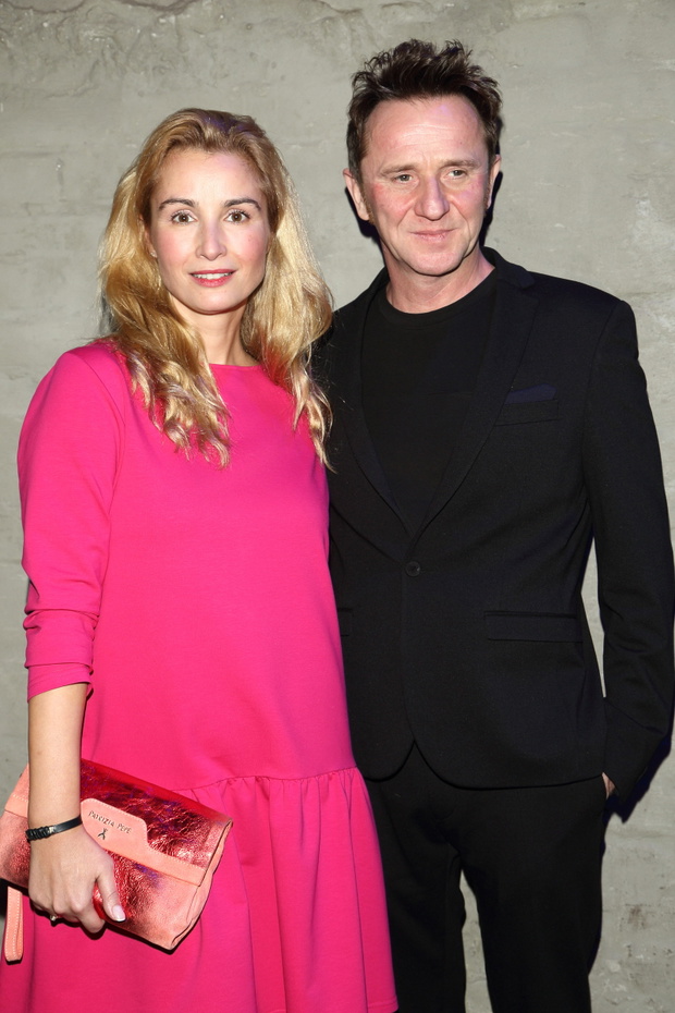 Joanna Brodzik z mezem Pawel Wilczak