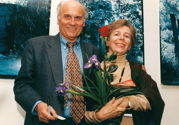 Ryszard Kapuscinski z zona