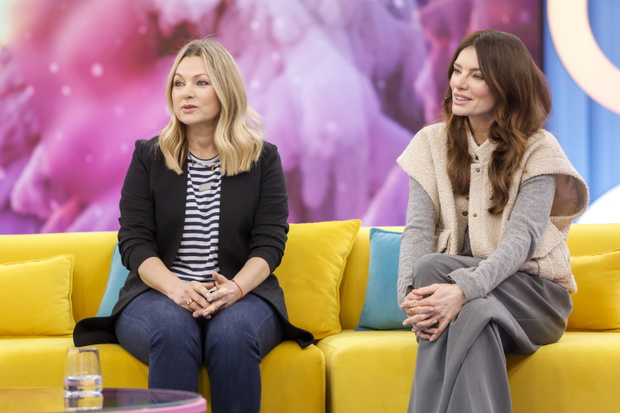 Katarzyna Bujakiewicz, Sylwia Majdan, plan „halo tu Polsat”, Warszawa, 26.01.2025 r.
