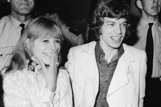Marianne Faithfull i Mick Jagger