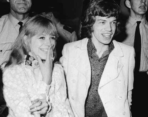 Marianne Faithfull i Mick Jagger