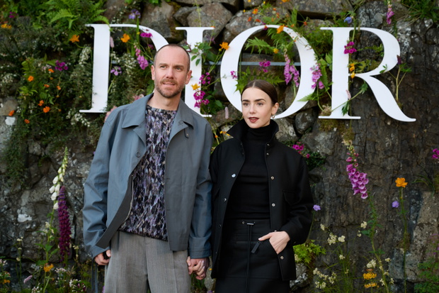 Lily Collins, Charlie McDowell, Dior Cruise 2025 Show