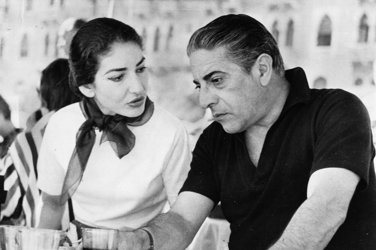 Maria Callas, Arystoteles Onassis 1957