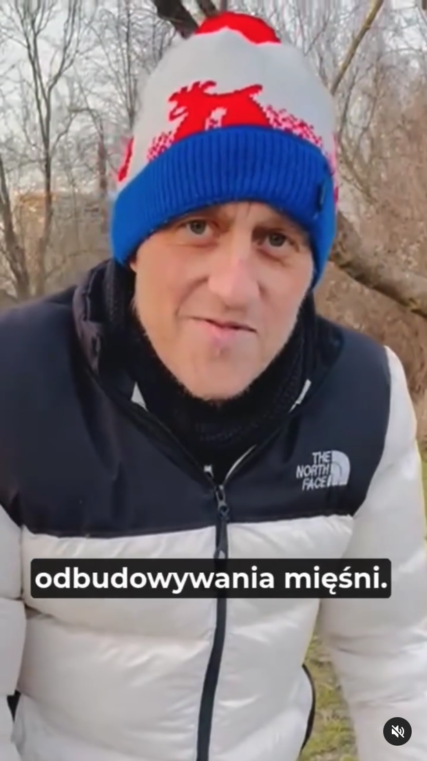 Tomasz Jakubiak na spacerze, 06.02.2025 r.