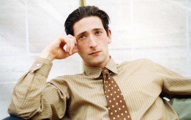Adrien Brody, plan zdjęciowy filmu "Pianista, 2001