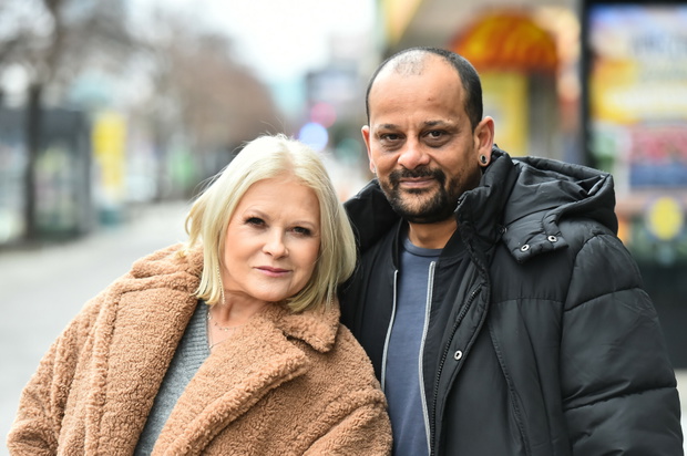 Urszula, Tomasz Kujawski, przed studiem Dzień Dobry TVN, Warszawa, 26.02.2023 r.
