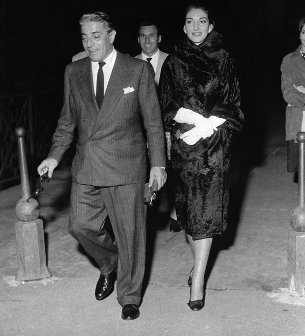 Maria Callas and Aristotle Onassis