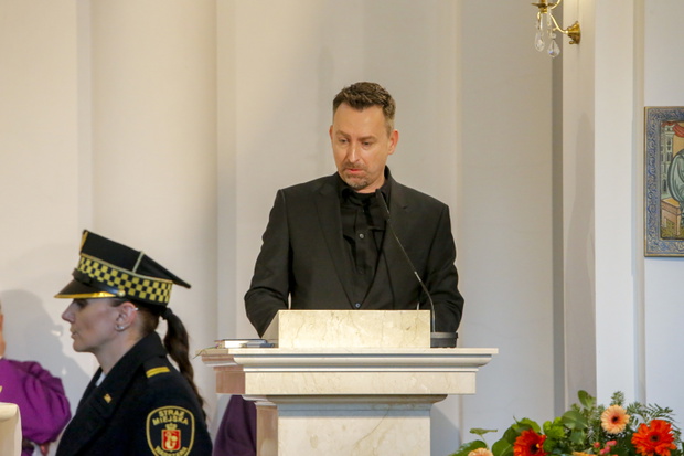 Pogrzeb Wojciecha Trzcińskiego. Stanisław Trzciński