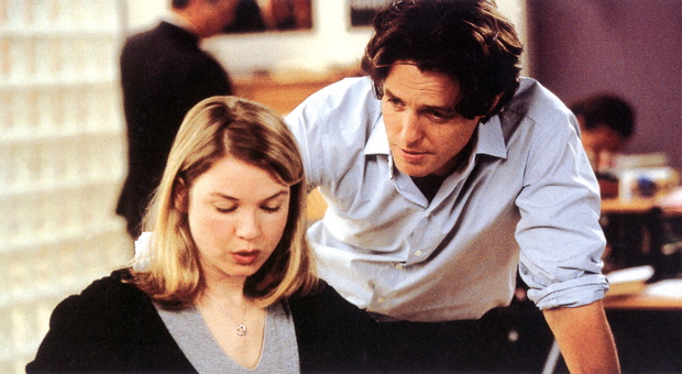 BRIDGET JONE'S DIARY - 2001 Universal film with Hugh Grant and Renee Zellweger
